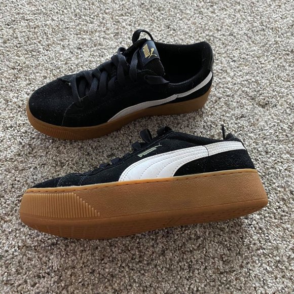 gum sole platform sneakers